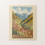Bulgaria Painterly Illustration Travel Art Vintage Jigsaw Puzzle<br><div class="desc">Bulgaria vector artwork design. Bulgaria, a diverse and historic destination in Eastern Europe, is known for its charming cities, stunning Black Sea coastline, and breathtaking mountain landscapes.</div>