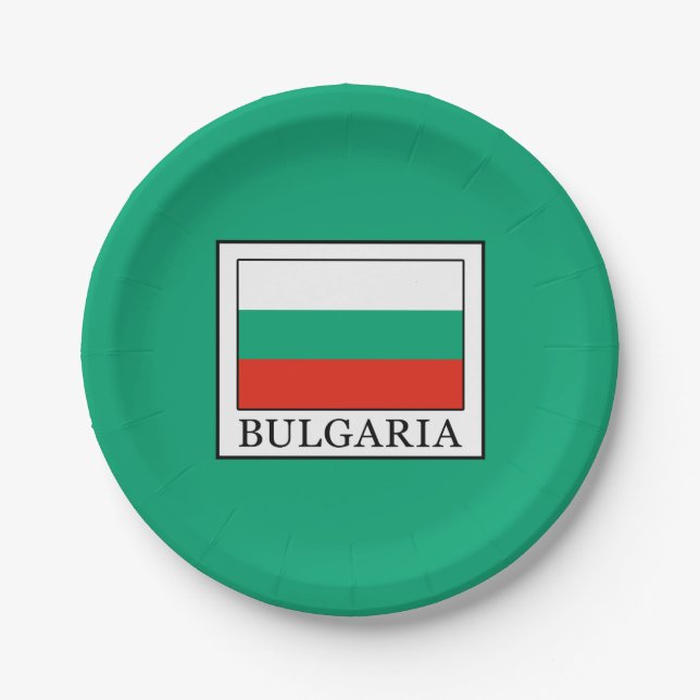 Bulgaria Paper Plates (Front)