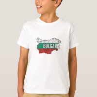 Bulgaria Patriotic Bulgarian Flag Map Symbol