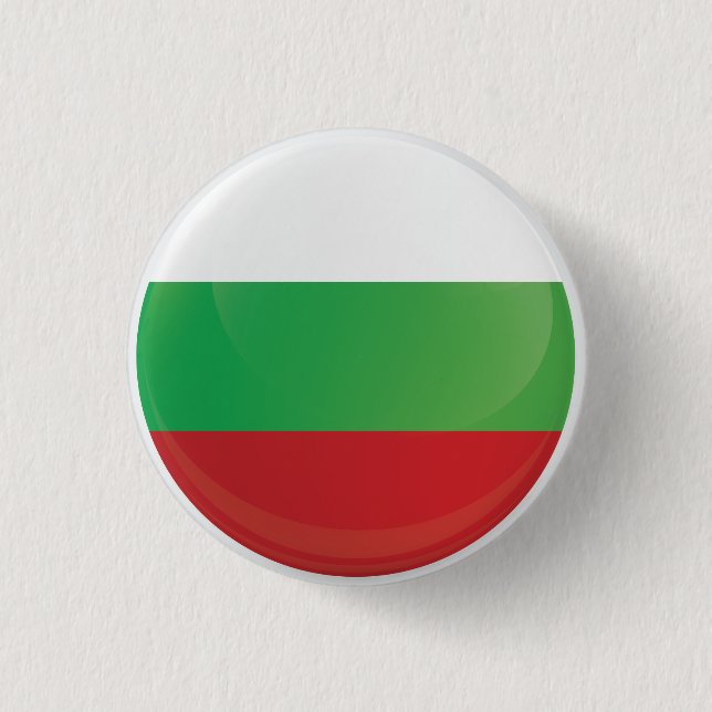 Bulgaria  Round Icon Flag Button (Front)