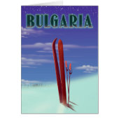 Bulgaria ski travel poster (Front)