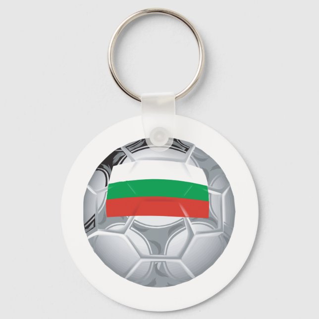 Bulgaria Soccer Keychain (Front)
