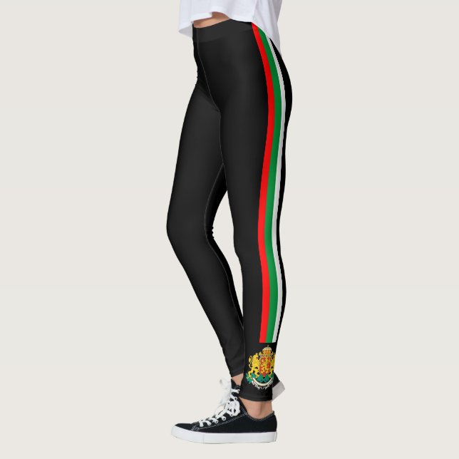 Bulgaria stripes flag leggings (Left)