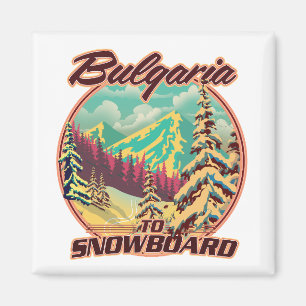 Bulgaria to Snowboard Magnet