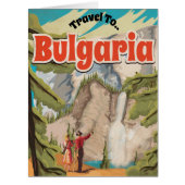 Bulgaria Vintage Travel Poster (Front)