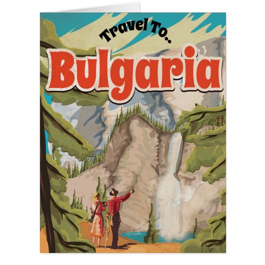 Bulgaria Vintage Travel Poster (Front)