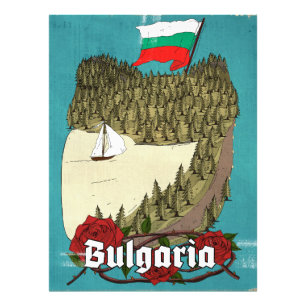 Bulgaria Vintage Travel Poster