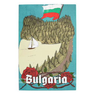 Bulgaria Vintage Travel Poster