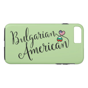 Bulgarian American Entwined Hearts Cell Phone Case