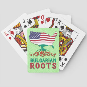 Bulgarian American Roots Poker Cards