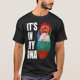 Bulgarian And Eritrean Mix DNA Flag Heritage T-Shirt