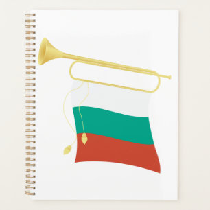 Bulgarian Flag and Bugle Planner