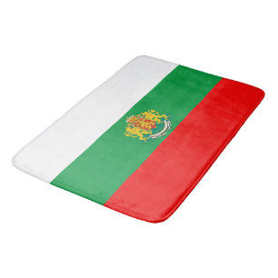 Bulgarian flag bath mat