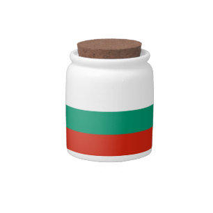 Bulgarian Flag Candy Jar