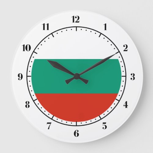 Bulgarian flag clocks