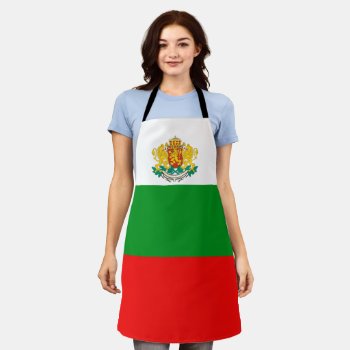 Bulgarian Flag-coat Arms Apron by Pir1900 at Zazzle