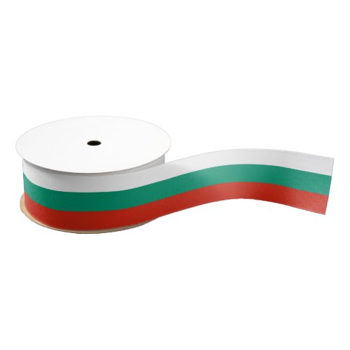 Bulgarian flag colours ribbon fashion Bulgaria Grosgrain Ribbon