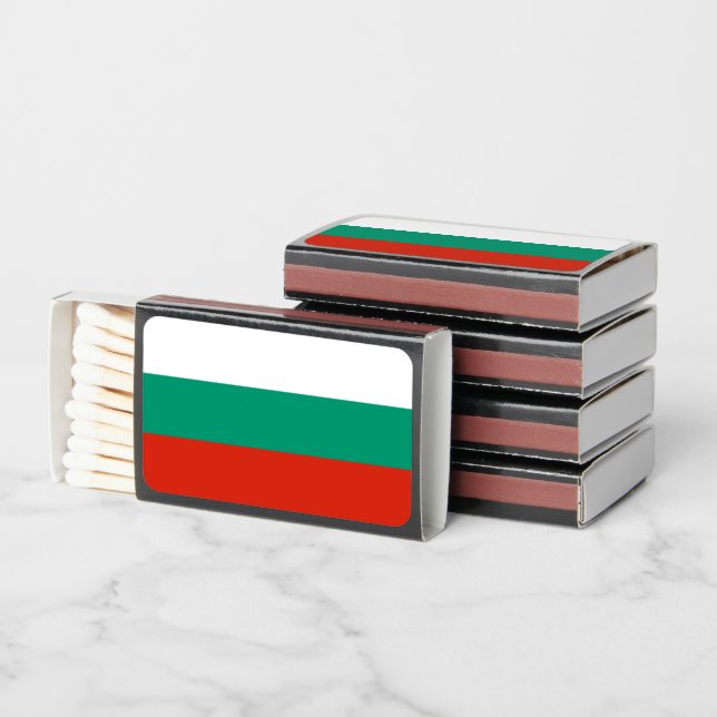 Bulgarian Flag, Flag of Bulgaria Matchboxes (Stacked)