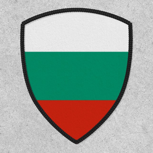 Bulgarian Flag, Flag of Bulgaria Patch (Front)