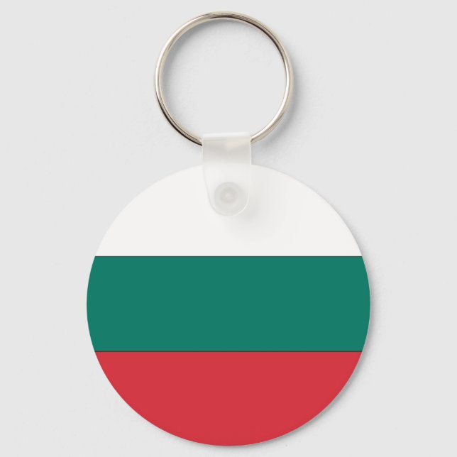 Bulgarian Flag Keychain (Front)