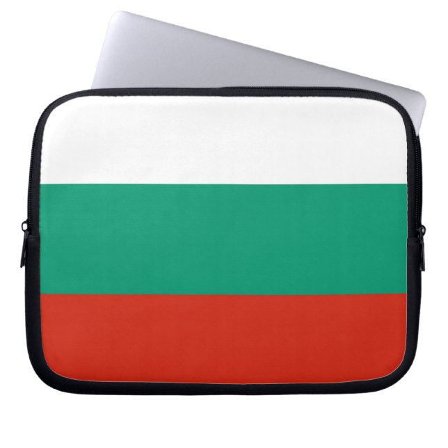 Bulgarian Flag Laptop Sleeve (Front)