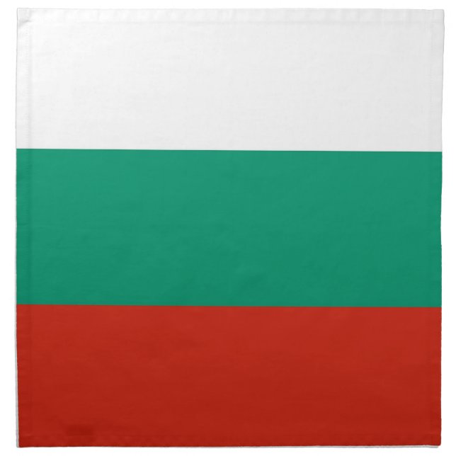 Bulgarian Flag on MoJo Napkin (Front)