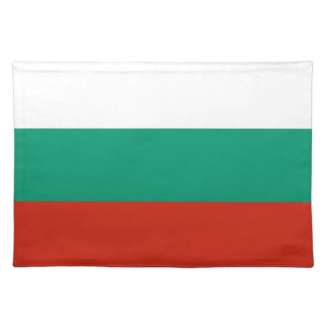 Bulgarian Flag on MoJo Placemat (Front)