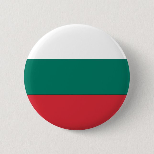 Bulgarian Flag Pinback Button (Front)