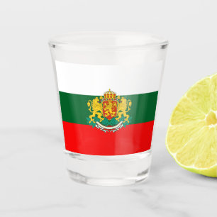 Bulgarian flag shot glass