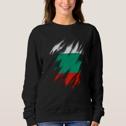 Bulgarian Flag Sweatshirt