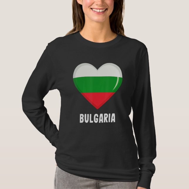 Bulgarian Flag T-Shirt (Front)