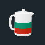 Bulgarian Flag Teapot<br><div class="desc">Add a touch of Bulgarian pride to your tea time with our exclusive teapot featuring the flag of Bulgaria! Crafted with meticulous attention to detail, this teapot is more than just a functional item; it’s a celebration of Bulgaria’s rich culture and heritage. The elegant design prominently displays the iconic Bulgarian...</div>