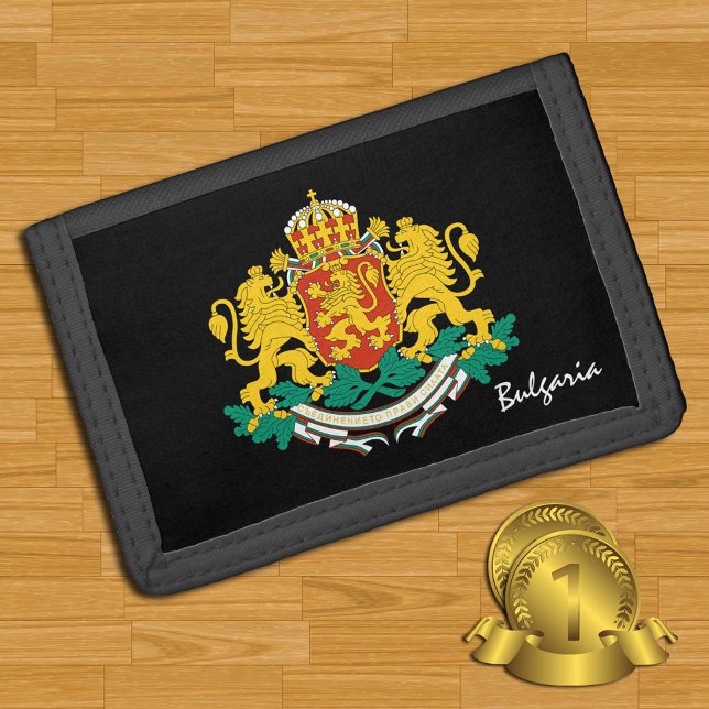 Bulgarian flag wallets, emblem, Bulgaria fashion Trifold Wallet (Creator Uploaded)