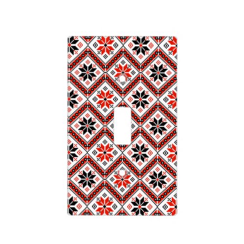 Bulgarian Flower Pattern Light Switch Cover