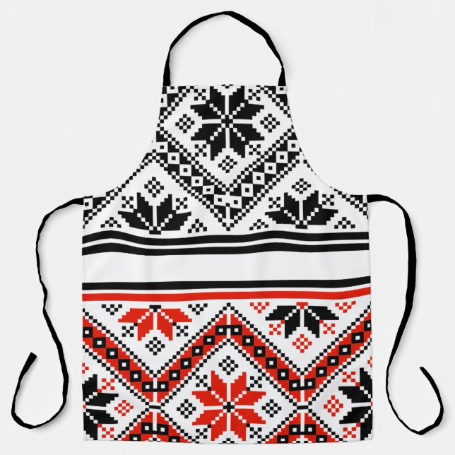Bulgarian folk art folk art apron (Front)