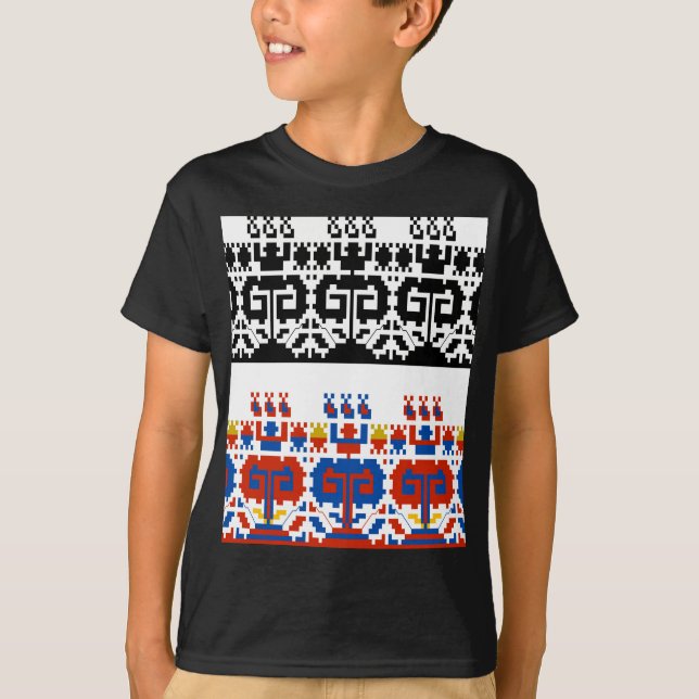 Bulgarian folk art pattern T-Shirt (Front)