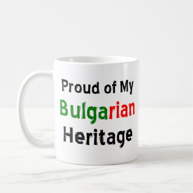 bulgarian heritage coffee mug (Left)