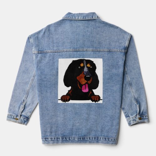 Bulgarian scenthound  denim jacket