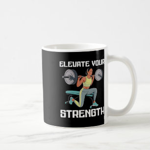 Bulgarian Squat Exercise Bodybuilding Fitness Work Coffee Mug