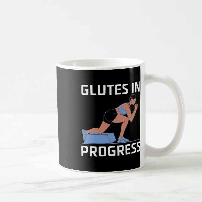Bulgarian Squat Exercise Bodybuilding Fitness Work Coffee Mug (Right)