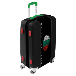 Bulgarian touch fingerprint flag luggage
