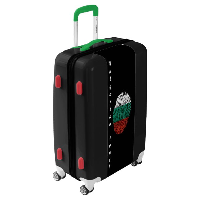 Bulgarian touch fingerprint flag luggage (Rotated Left)