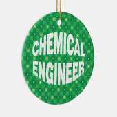 Bulging Chemical Engineer Ceramic Ornament (Right)