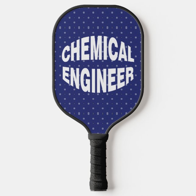 Bulging Chemical Engineer Pickleball Paddle (Front)