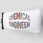 Bulging Chemical Engineer Text Golf Head Cover