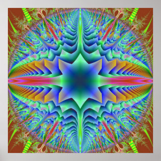 Bulging Mandala Poster