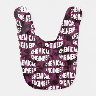 Bulging White Chemical Engineer Text Baby Bib