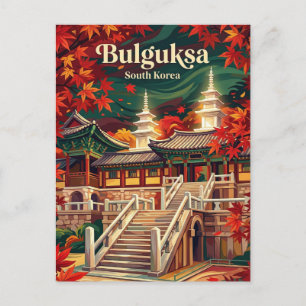Bulguksa Temple South Korea Postcard