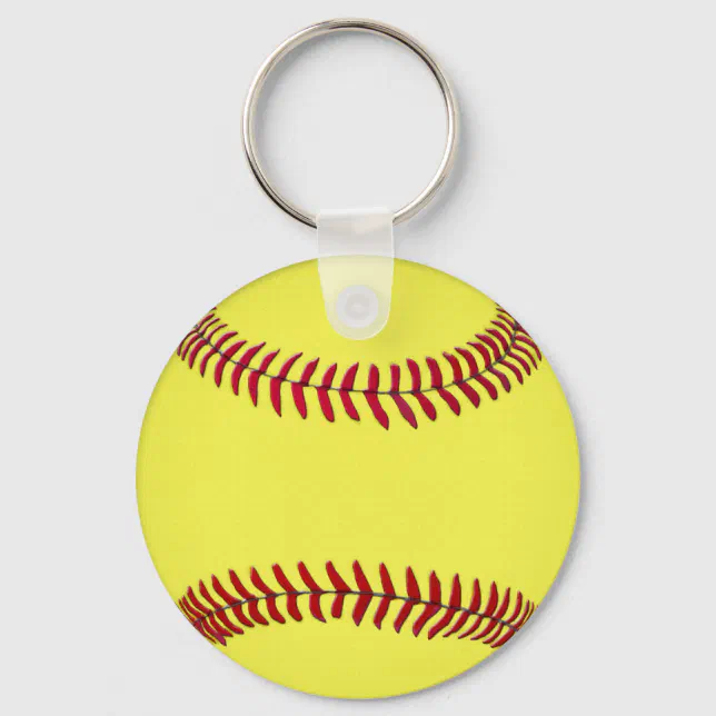 BULK Cheap Softball Gifts for Players Keychain Zazzle