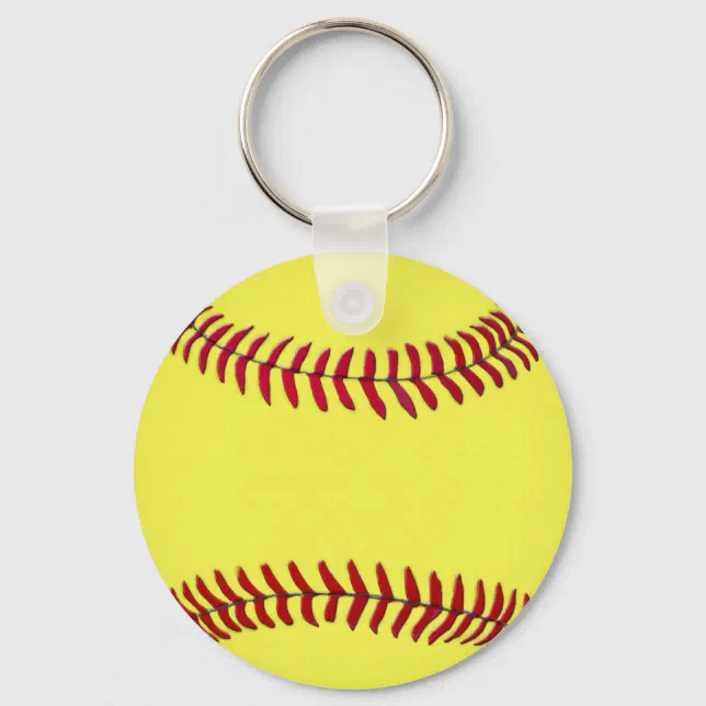 BULK Cheap Softball Gifts for Players Keychain Zazzle